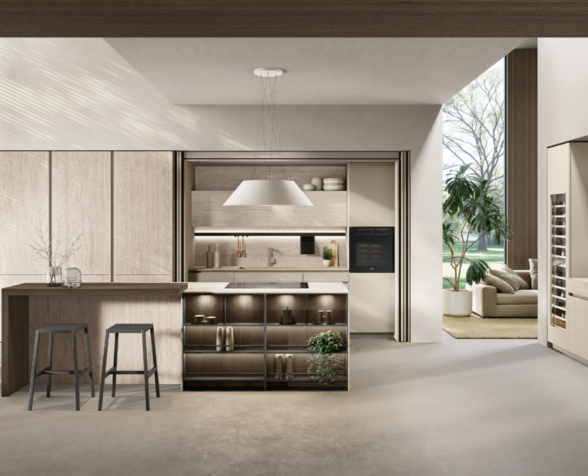 Cloud Dancer konyha Cloud Dancer és a Stosa konyhabútor