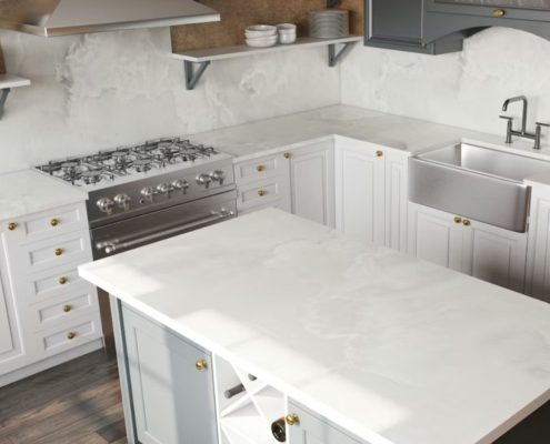 Cloud Dancer – a 2026-os konyhatrend | Modern olasz konyhák Dekton Helena Cloud dancer