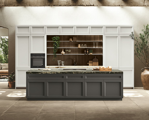 Cloud Dancer szín konyha Stosa konyhabútor Cloud Dancer