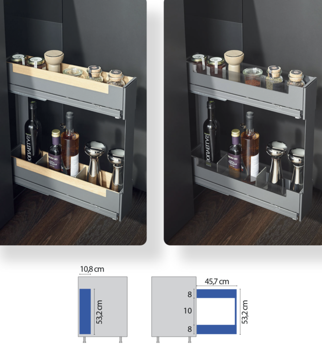 moder praktikus megoldások kis konyhába